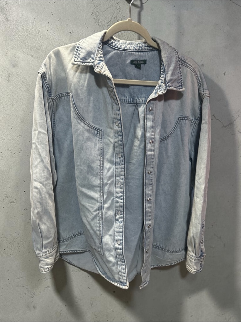 wild fable Light Blue Denim jacket blouse
